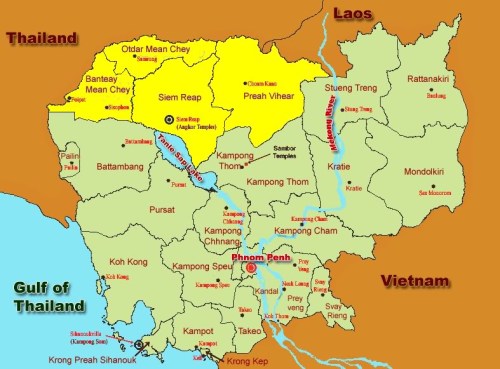 preah vihear map